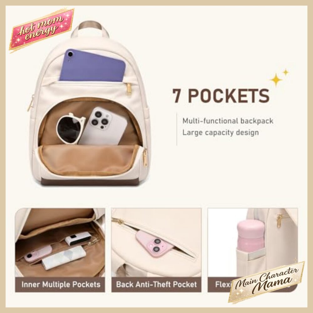 Mini Backpack Convertible Daypack Lightweight Nyl… - image 4